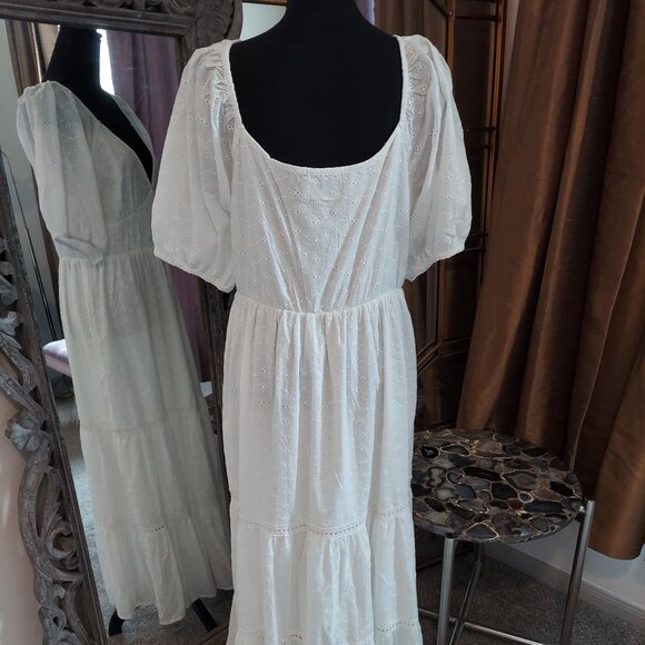 ASOS  White Maxi Dress - Picture 3 of 4